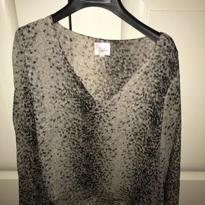 Parker blouse multi color size large